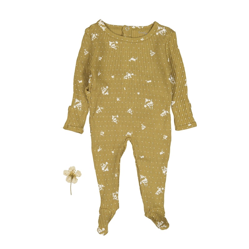 The Printed Romper – Golden Floral