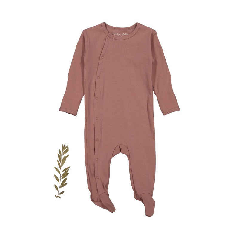 The Snap Romper – Rosewood|00m|0m|3m|6m|12m|18m|24m|9m