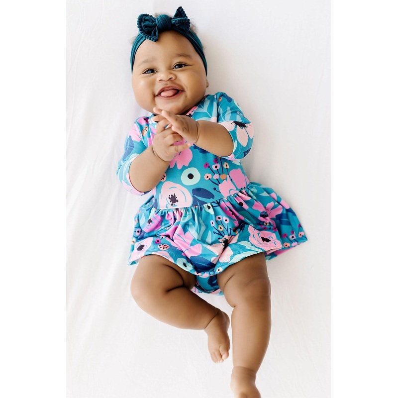 Twirling in Teal Twirl Bodysuit