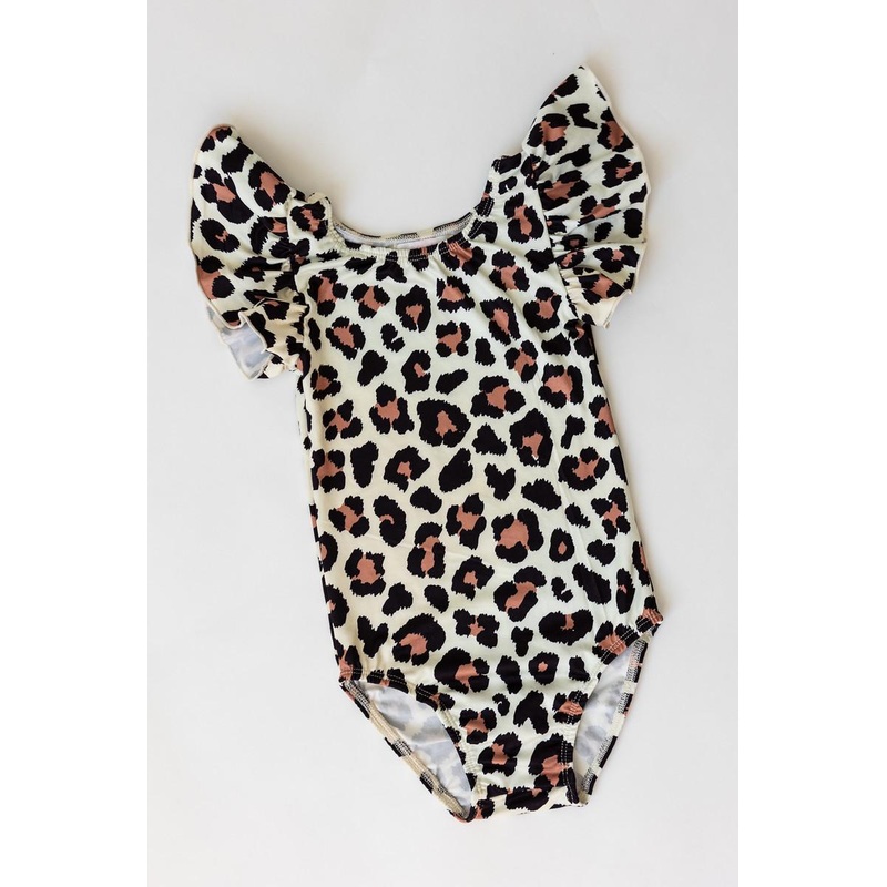 Wild One S/S Flutter Sleeve Leotard