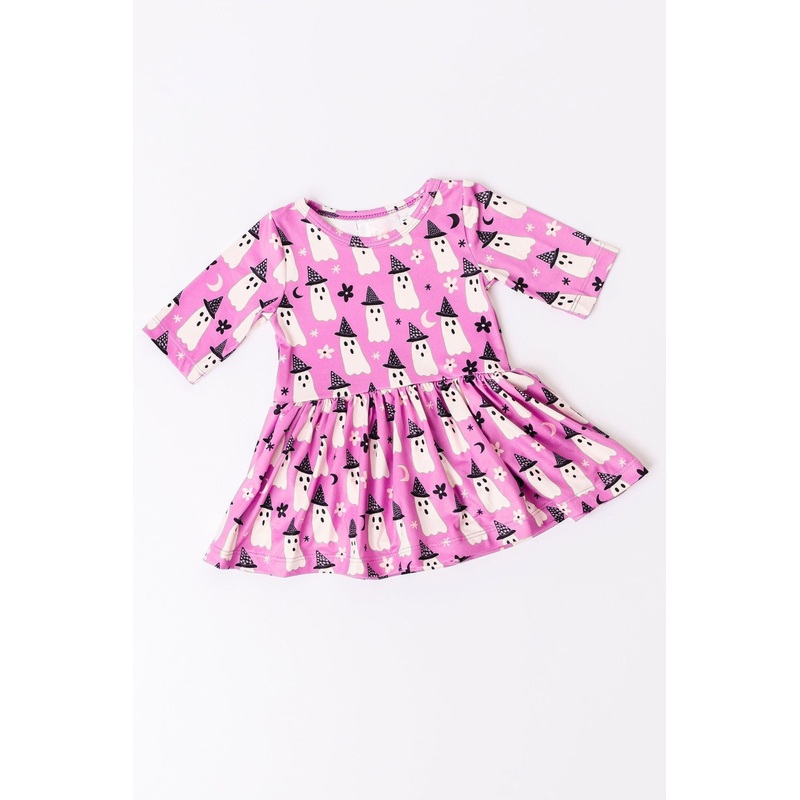 Witches Boo Twirl Bodysuit|0-3M|3-6M|6-12M|12-18M|18-24M