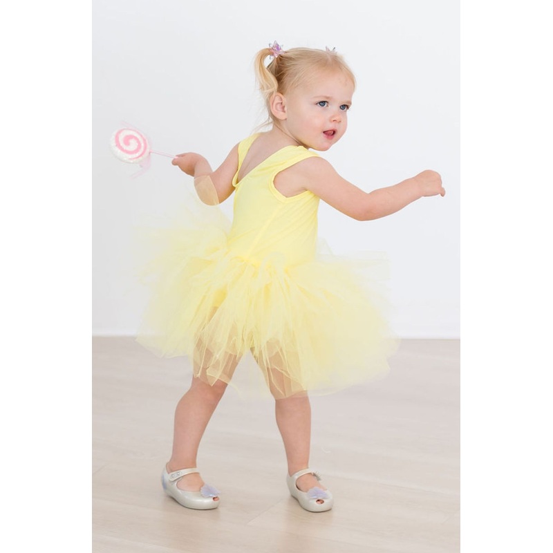 Yellow Tank Tutu Leotard|6-12M|12-24M|2T|3T|4T|5/6|7/8