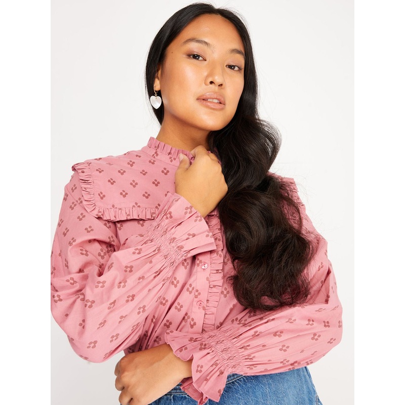 Beth Blouse Pink Diamond|XXS|XS|S|M|L|XL|XXL|XXXL