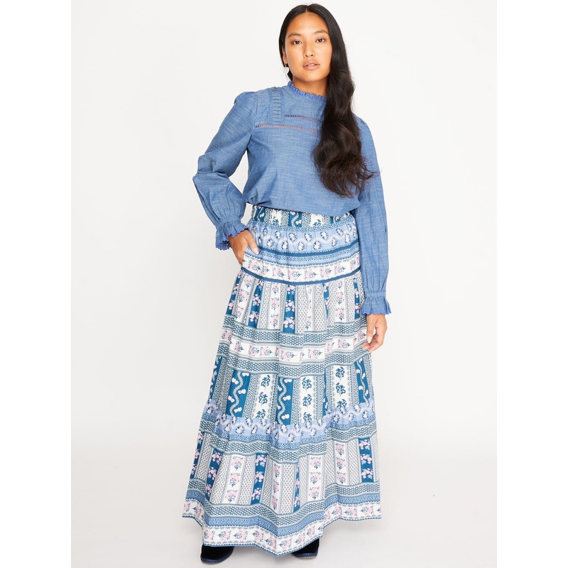 Edith Skirt Vintage Floral|XXS|XS|S|M|L|XL|XXL|XXXL