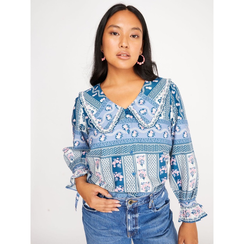 Daisy Blouse Vintage Floral|XXS|XS|S|M|L|XL|XXL|XXXL
