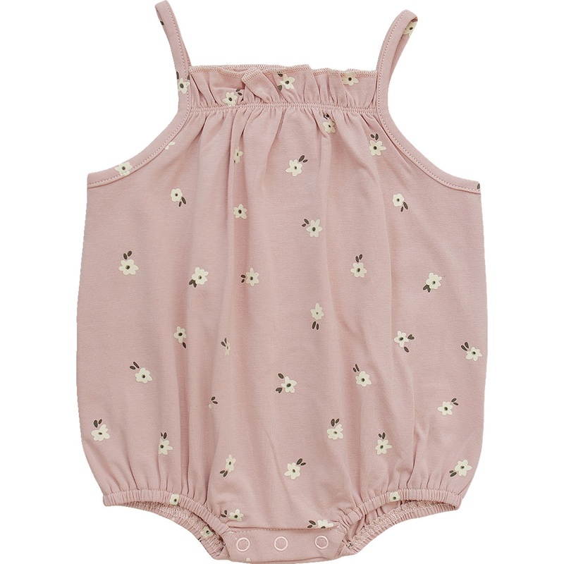 Floral Tank Bubble Romper|0-3|3-6|6-12|12-18|2T