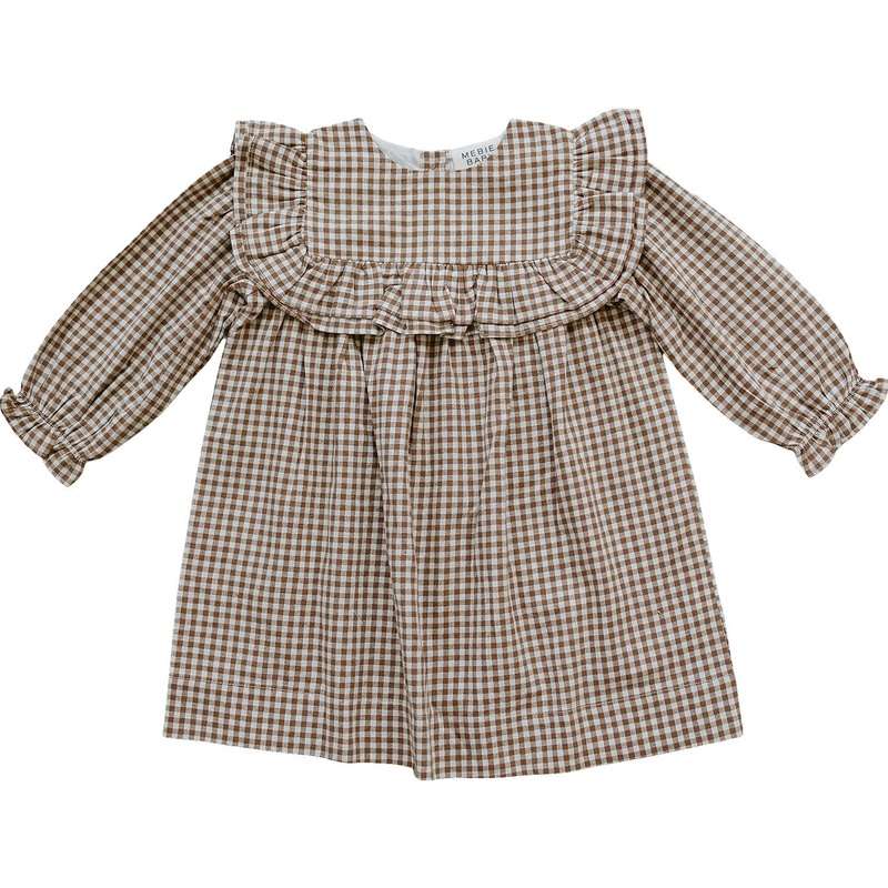Gingham Ruffle Dress|2T|3T|4T|5T|6Y|7Y