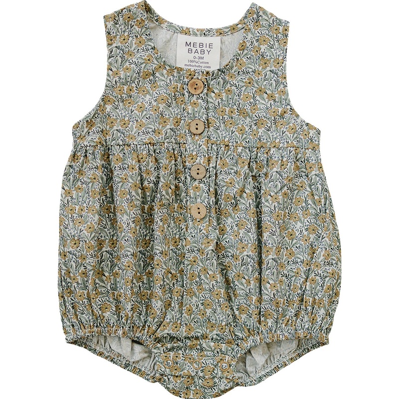 Golden Meadow Bubble Romper|0-3|3-6|6-12|18|2T