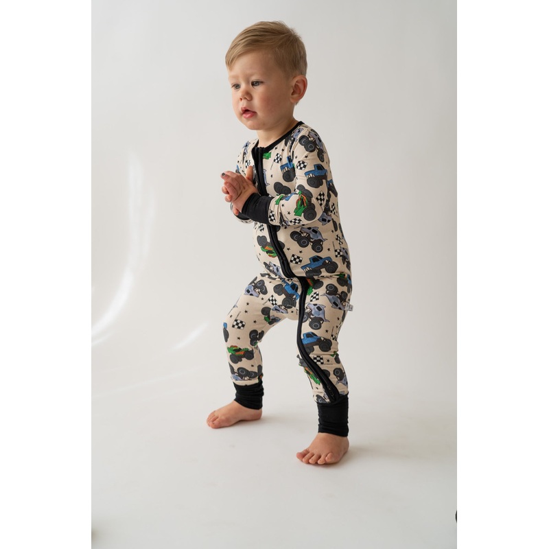 Monster Truck Loveralls|Newborn|0-3 months|3-6 months|6-12 months|12-18 months|18-24 months
