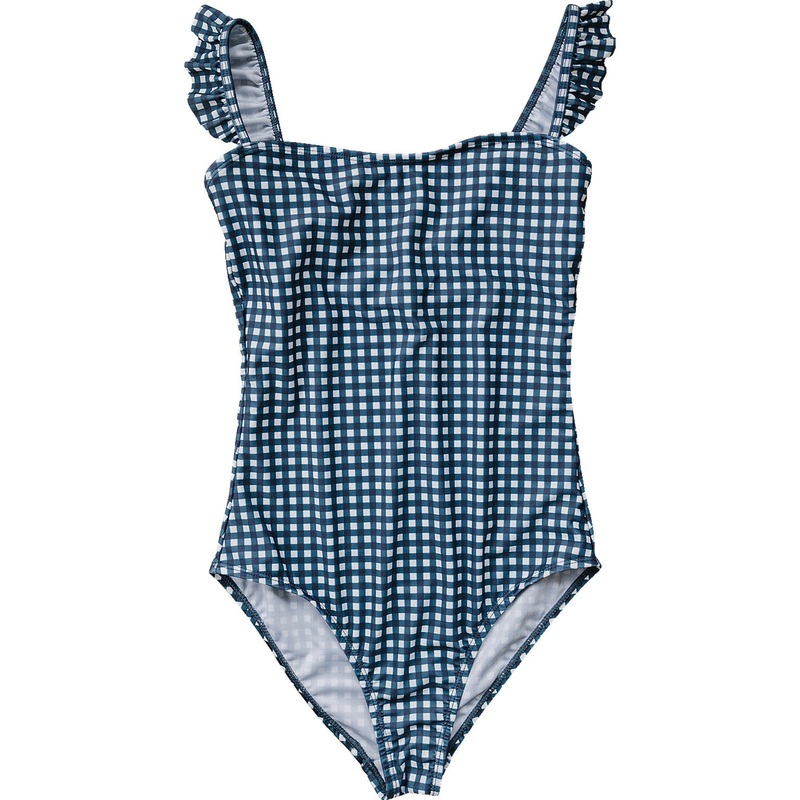 Navy Gingham Womens One-Piece|XS|S|M|L|XL
