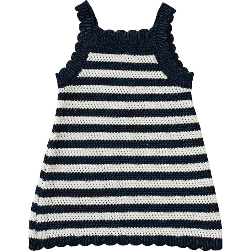 Navy Stripe Knit Tank Dress|0-3|3-6|6-12|12-18|18-24|2T|3T|4T|5T|6Y|7Y