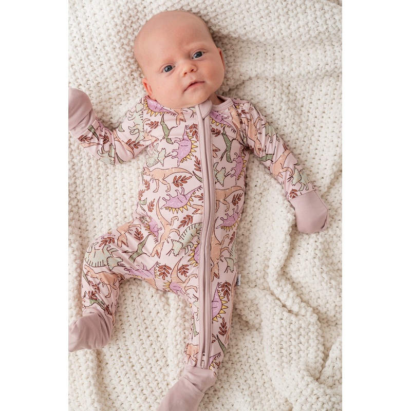 Pink Dino Loveralls|Newborn|0-3 months|3-6 months|6-12 months|12-18 months|18-24 months