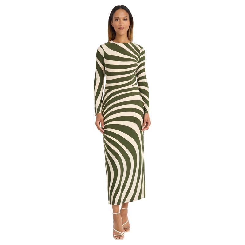 Lidia|IVORY/BLACK|IVORY/CEDAR GREEN|Standard|Curve