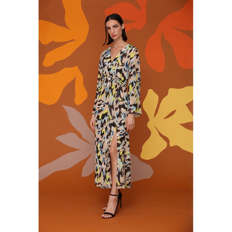 Rylie|TAN/AQUA SPLASH|Standard