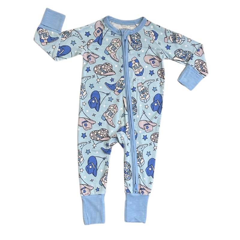 YEE HAW (blue) – Zippy|NB|0-3M|3-6M|6-12M|12-18M|18-24M