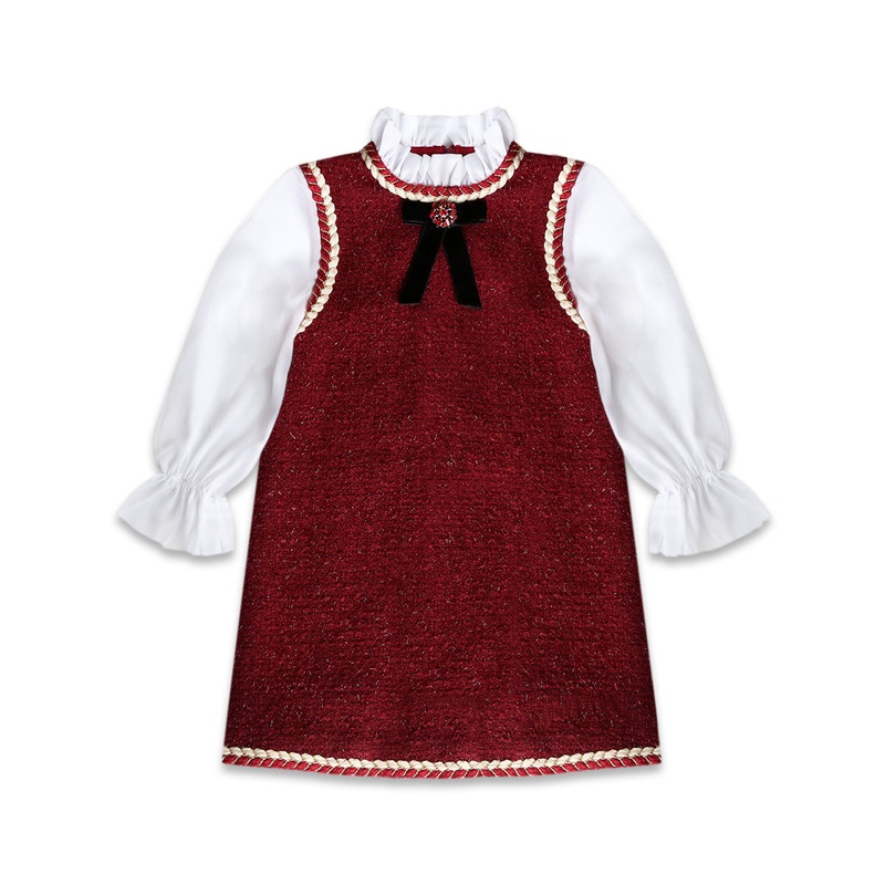 Alessia Tweed Dress|1 year|2 years|3 years|4 years|5 years|6 years|7 years|8 years|9 years|10 years|11 years