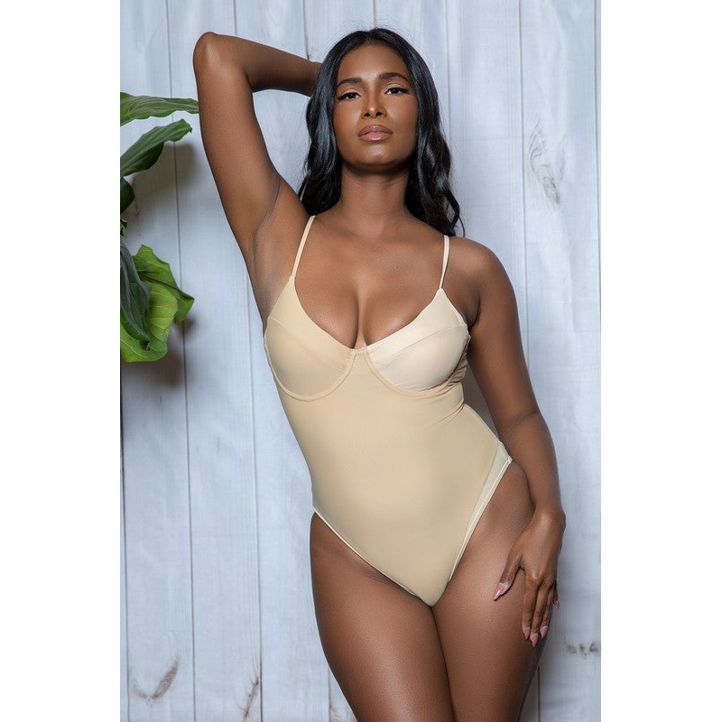 Charlotte Swimsuit|Nude|Brown|L|M|S|XL