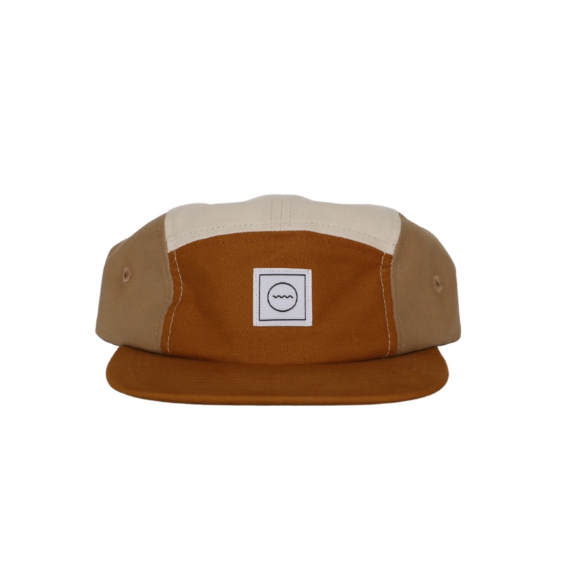 Cotton Five-Panel Hat in Golden Hour