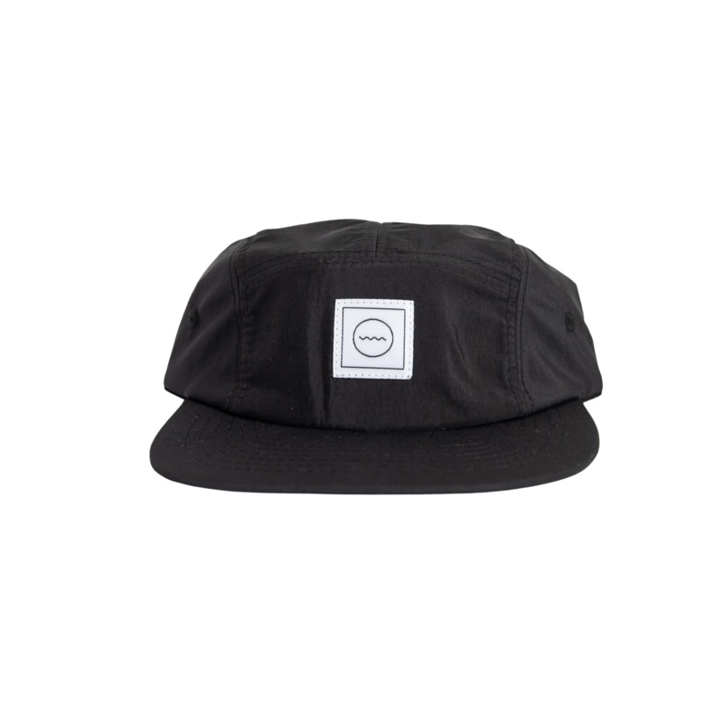 Nylon Five-Panel Hat in Coal|Size 1|Size 2|Adult|Size 3