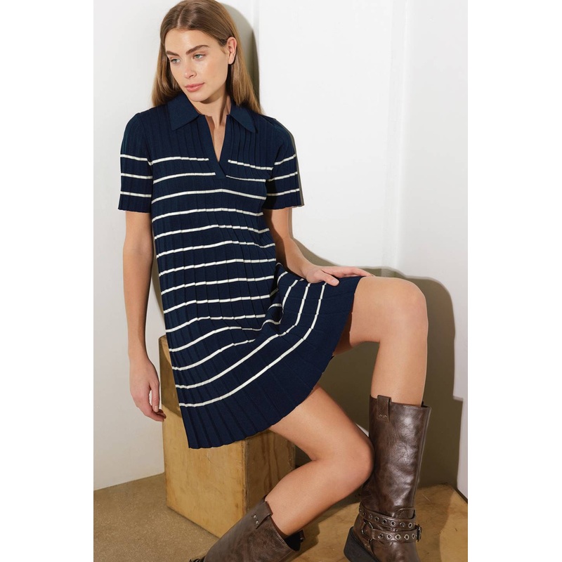 RUSTIC DREAM SWEATER MINI DRESS