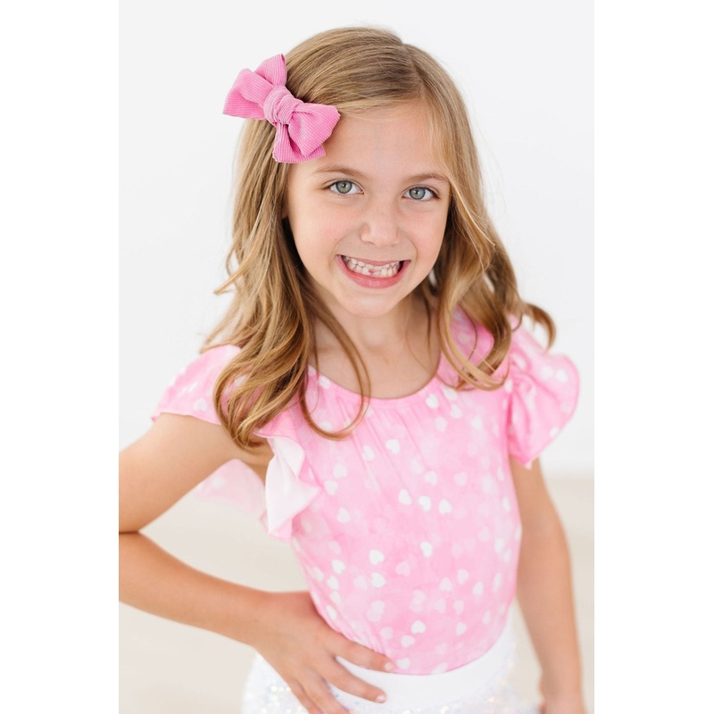 Shine Bright S/S Flutter Sleeve Leotard