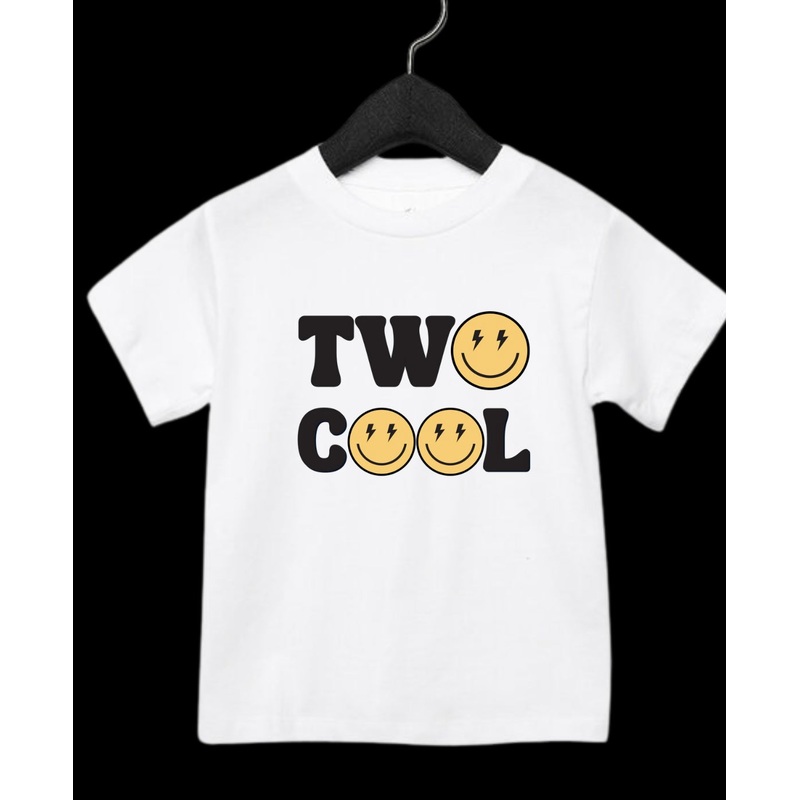 Two Cool Birthday Tee (MTO)|24M|18-24|2T|3T|Natural|White