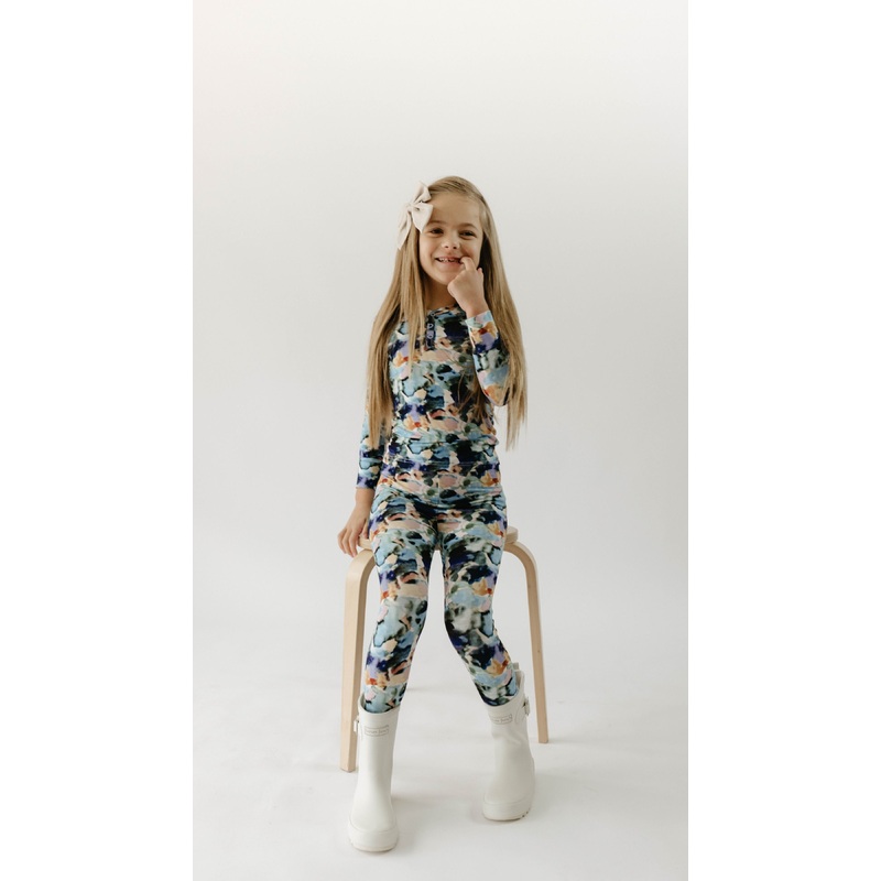 Bamboo Two Piece Pajamas | Charli Print