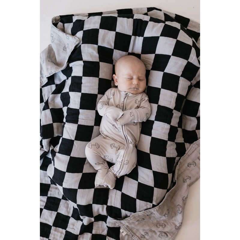 Bamboo Zip Pajamas | Arm Day|Newborn|0-3 Months|3-6 Months|6-12 Months|12-18 Months|18-24 Months