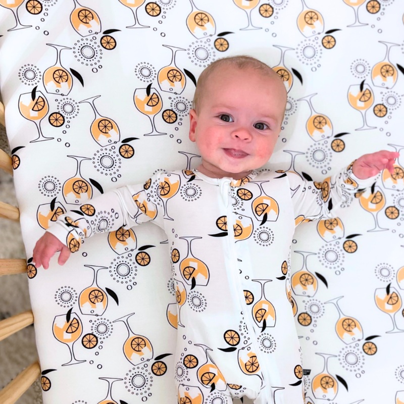 Crib Sheet in Spritz Signature
