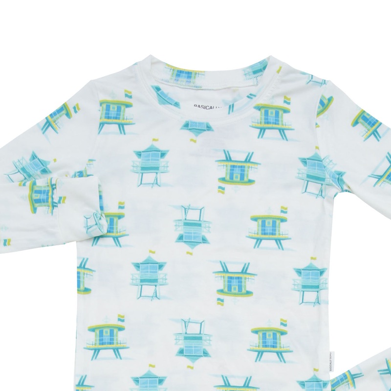 Two-Piece Set in Beach Watch – Blue