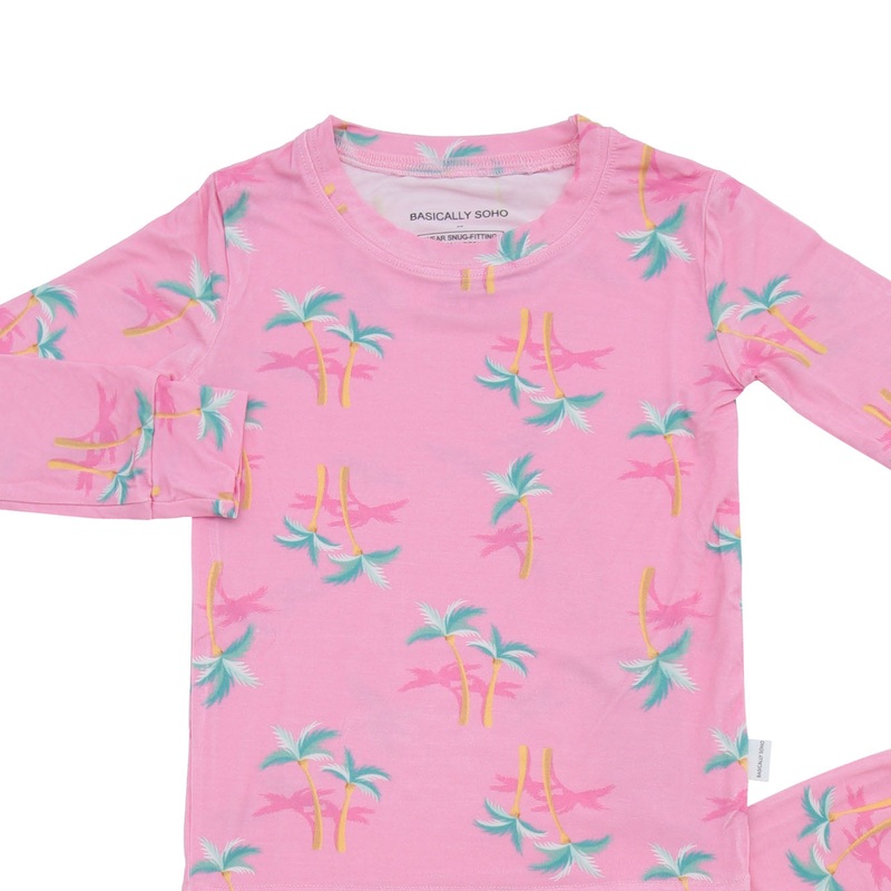Two-Piece Set in Palm – Pink|4T