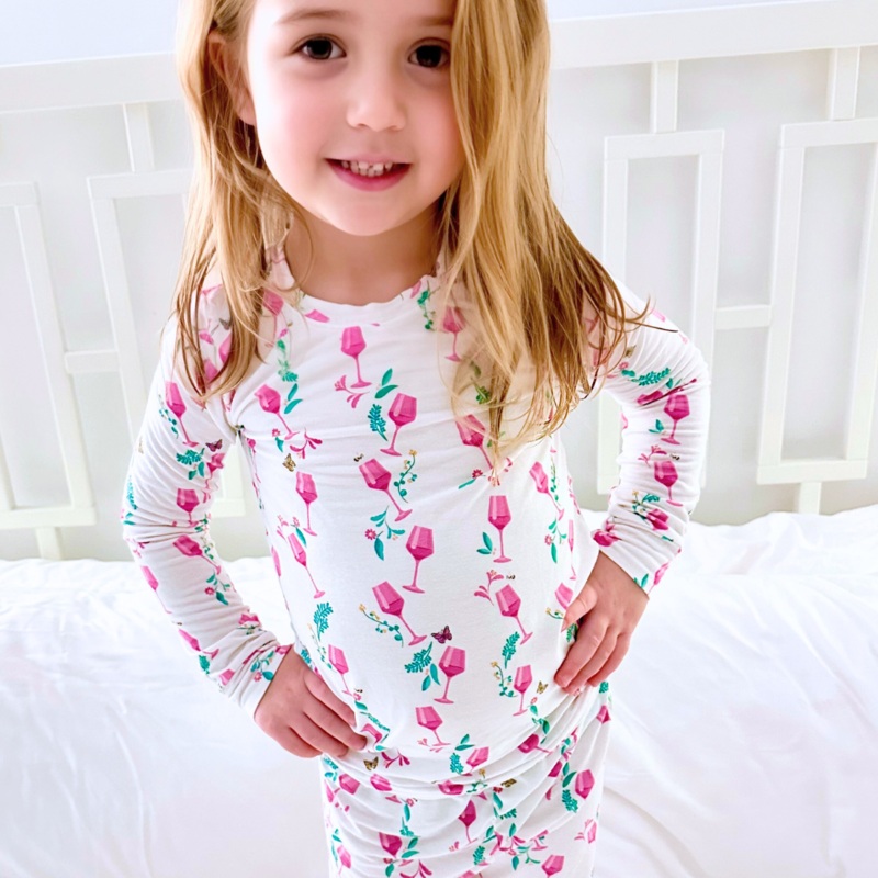 Two-Piece Set in Ros|2T|3T|4T|5T
