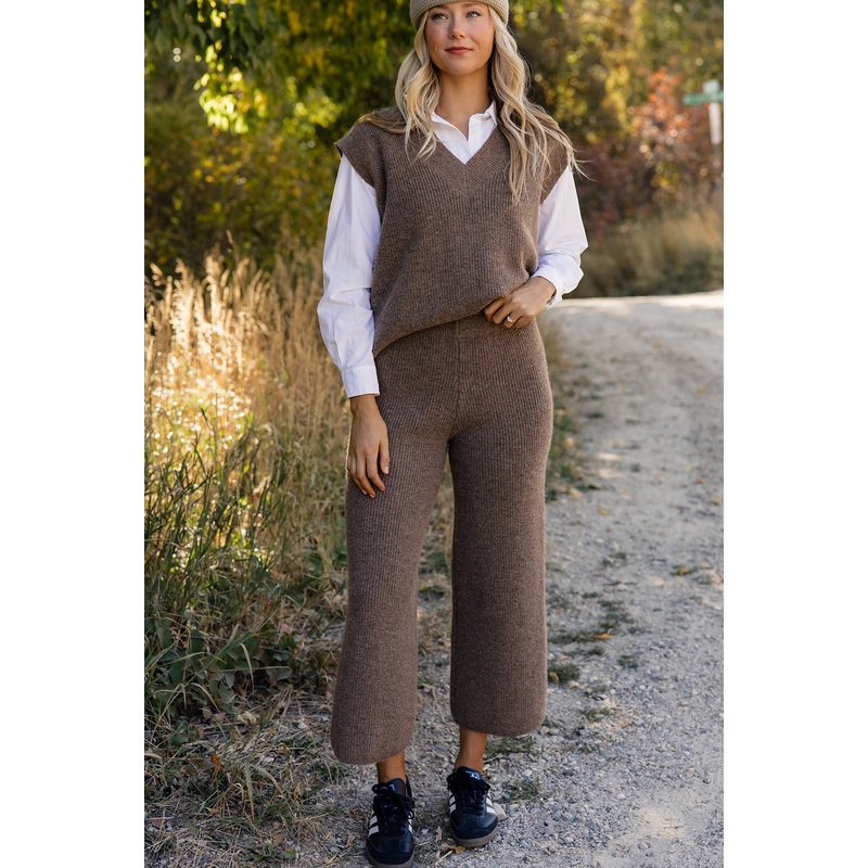 Courtney Knit Pants|Sienna|Linen|S|M|L