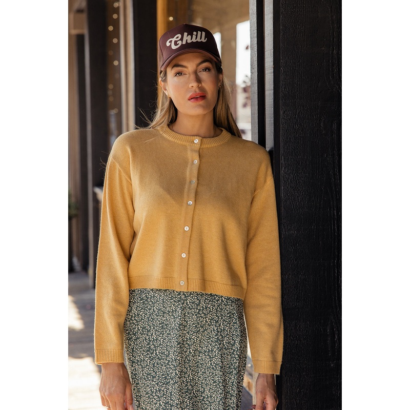 New Kid In Town Cardigan|GoldenRod|S|M|L