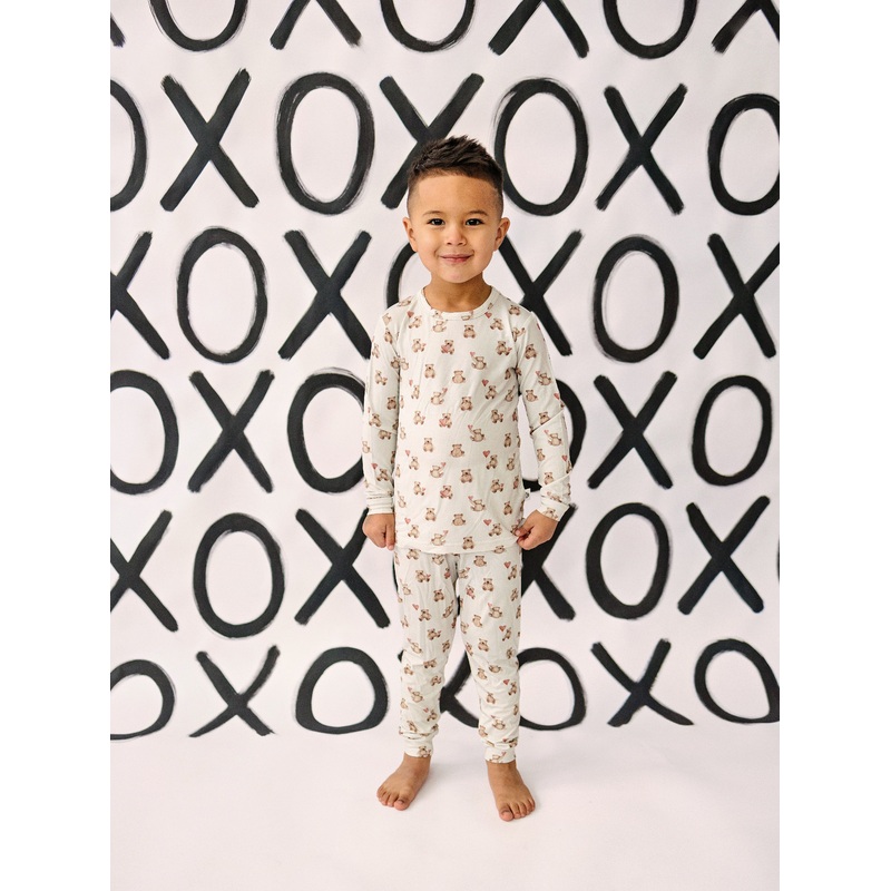 Teddy-Gram 2pc Bamboo Pajama Set