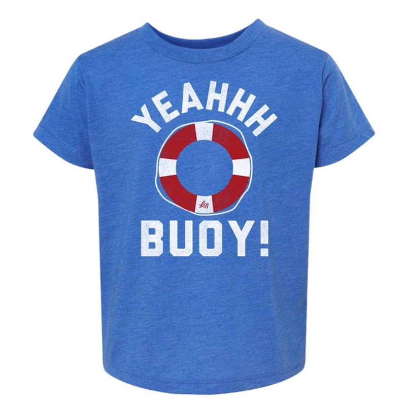 Yeah Buoy Tee|2T|3T|4T|5T|Youth Small|Royal Blue Triblend