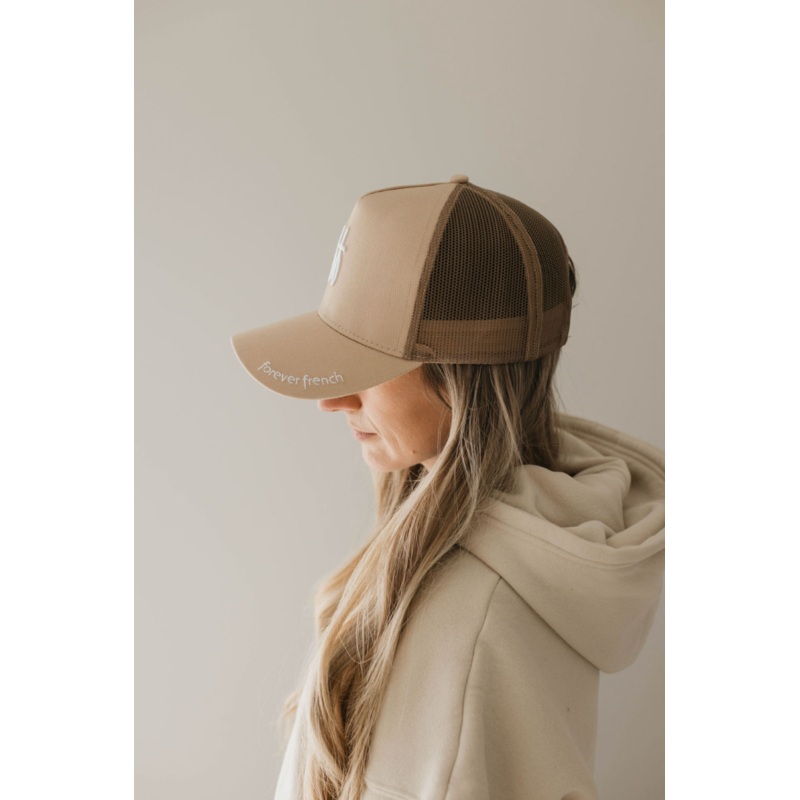 Adult Trucker Hat | ff Tan