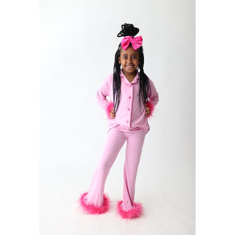 BUBBLEGUM GIRLS FLARE FEATHERED DREAM SET