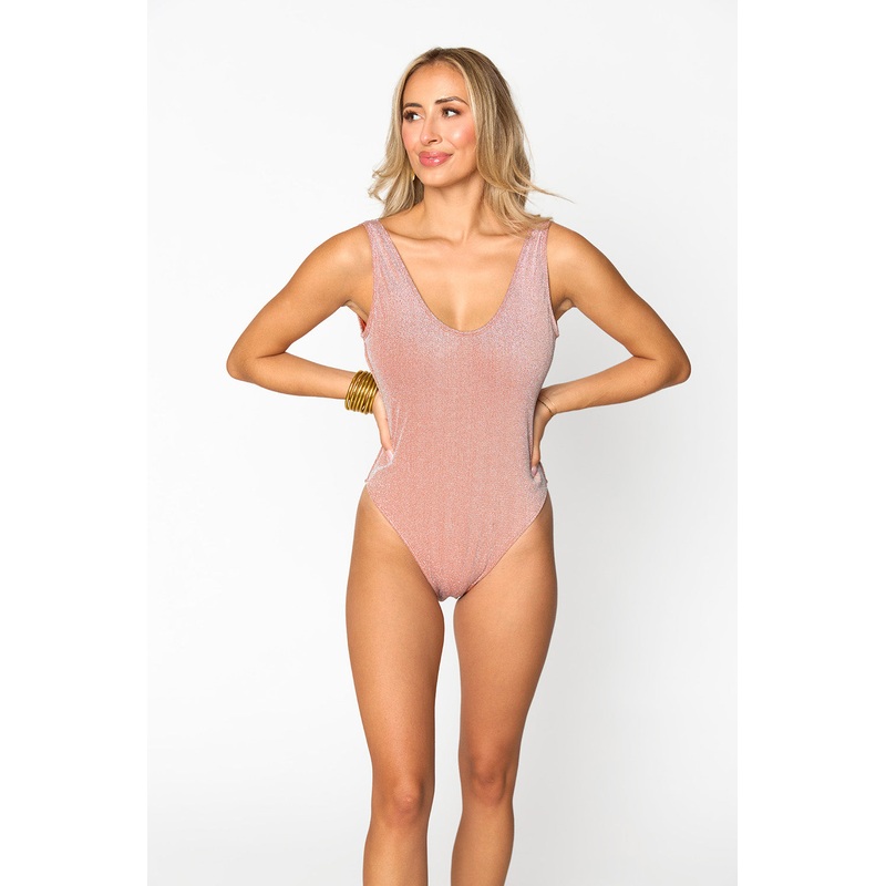 Carly One-Piece Swimsuit – Rust