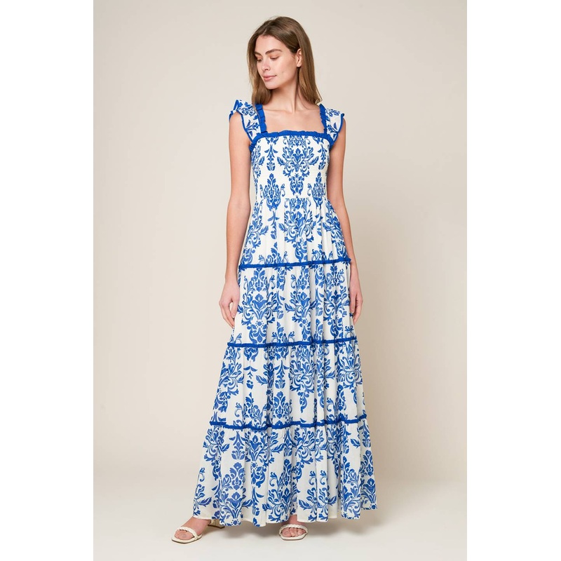 MOST BEAUTIFUL DAY WOVEN MAXI DRESS