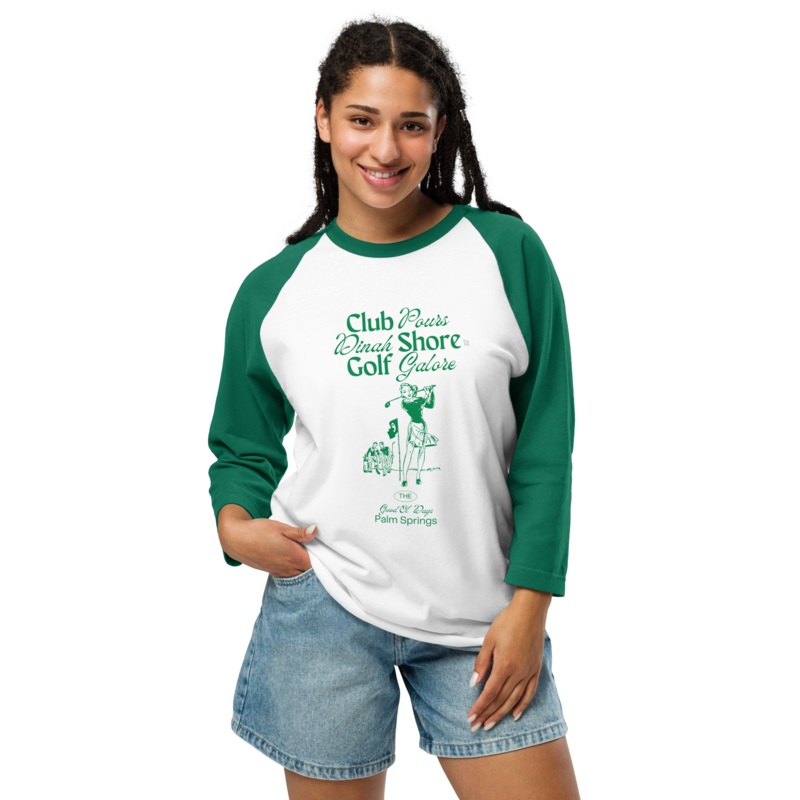 Palm Springs 3/4 Sleeve Raglan Shirt