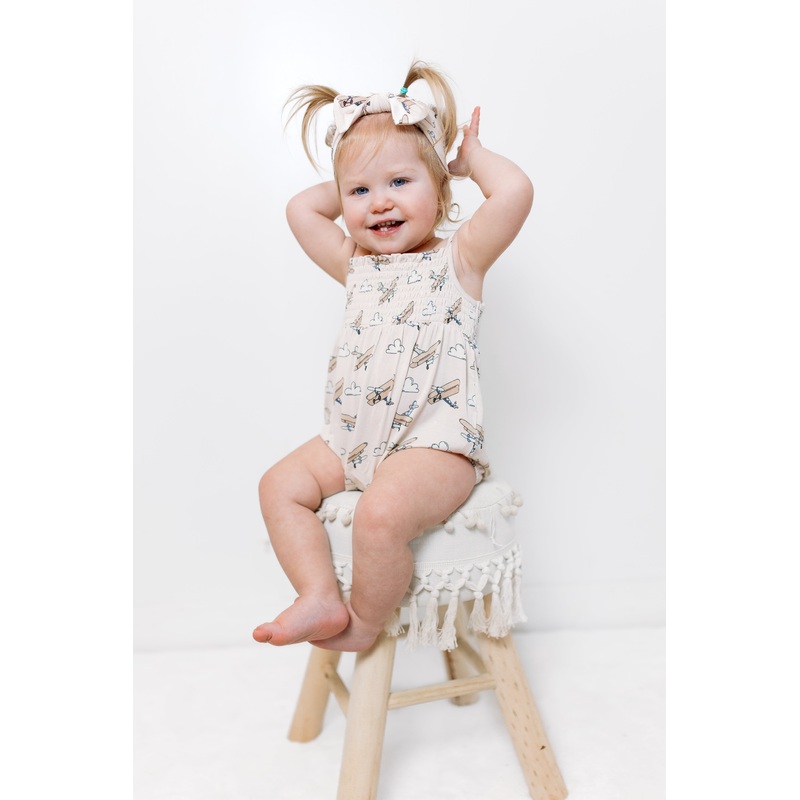 PLANE FUN DREAM BUBBLE ROMPER|0-3M|3-6M|6-12M|12-18M|18-24M|2T