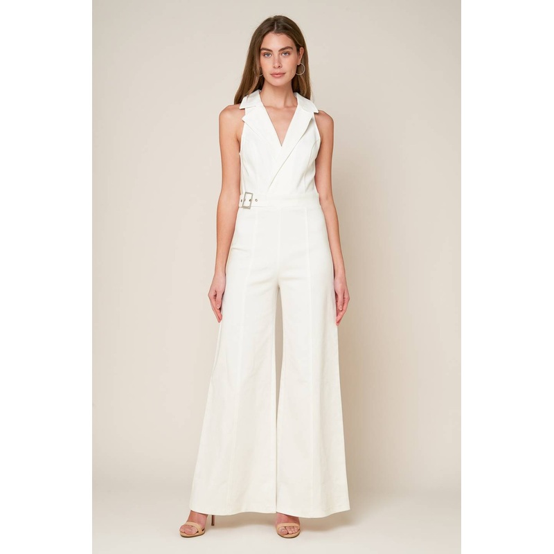 SHOPPING AROUND WOVEN JUMPSUIT