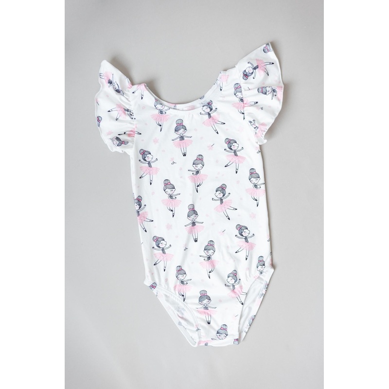 Ballerina S/S Flutter Sleeve Leotard