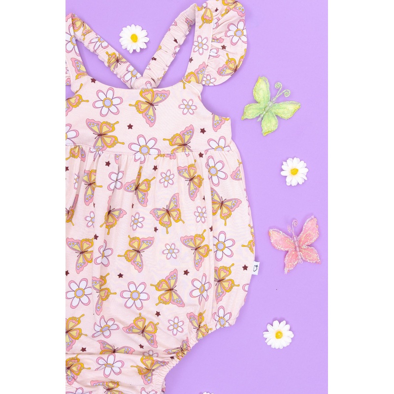 BLOSSOMIN’ BUTTERFLY DREAM BUBBLE ROMPER
