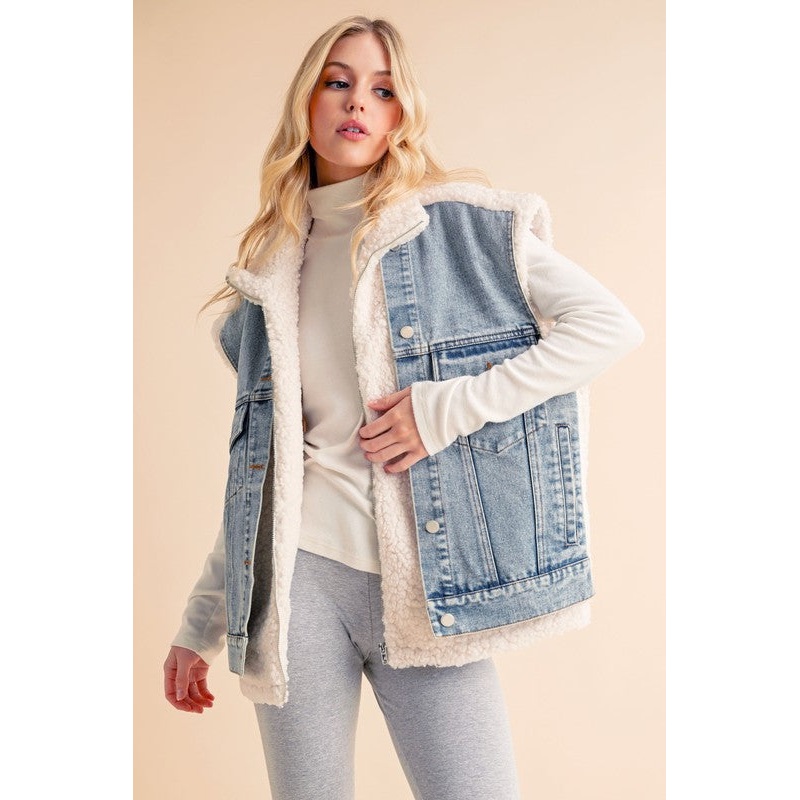 Delli Vest|DENIM|S