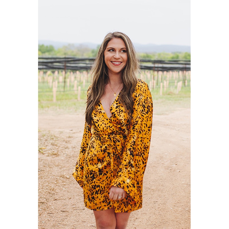 Gabriella Cocktail Dress – Tortoiseshell