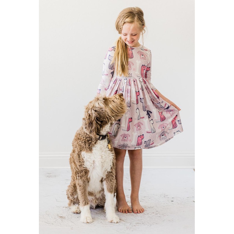 Puppy Party Pocket Twirl Dress