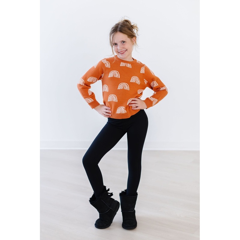 Rainbows in Fall Sweater|6-12M|12-24M|2T|3T|4T|5/6|7/8|9/10|11/12