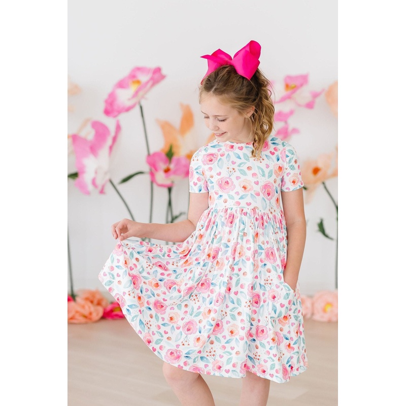 Rosettes S/S Pocket Twirl Dress